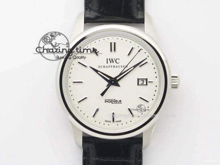 MIROTIME 0515 Durable Portofino 37mm SS V7F 1:1 Best Edition White Dial on Light Brown Leather Strap A 7092